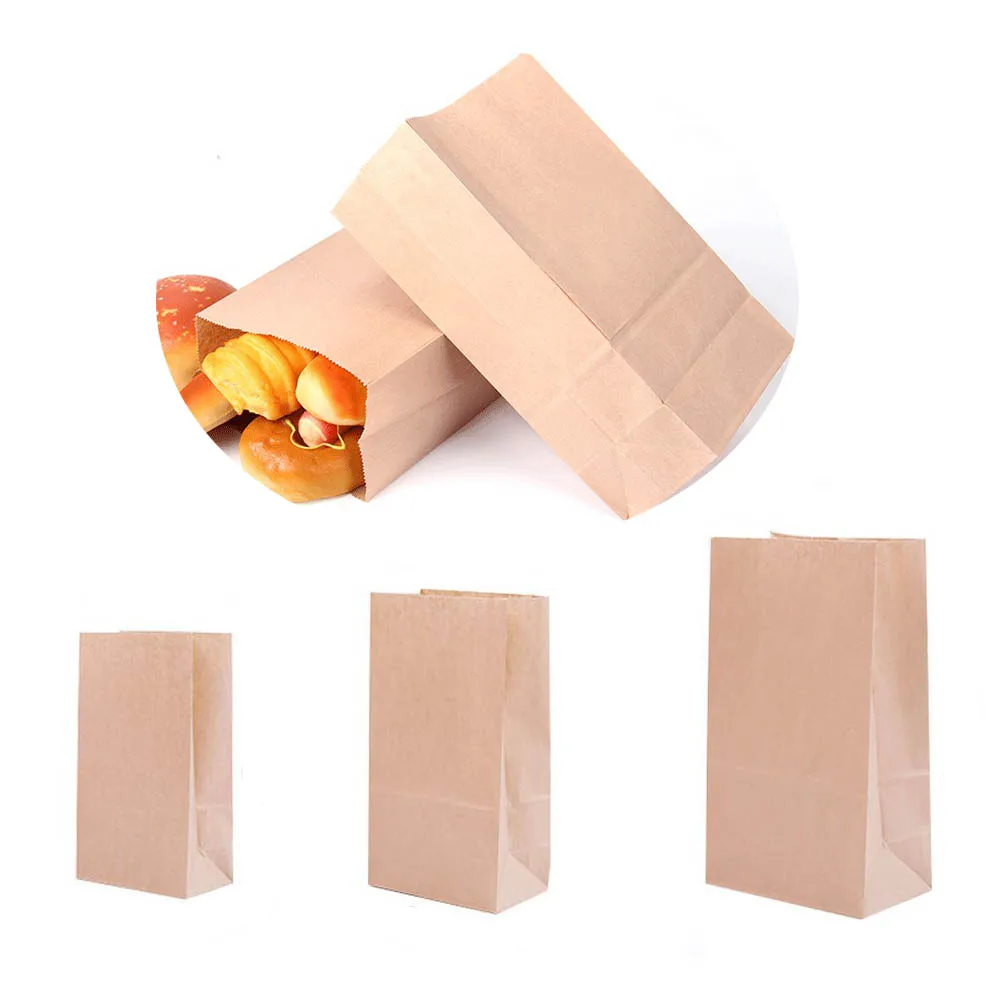 

Одноразовый пакет из крафт-бумаги для пищевых продуктов, для рождественского подарка, 1 шт.