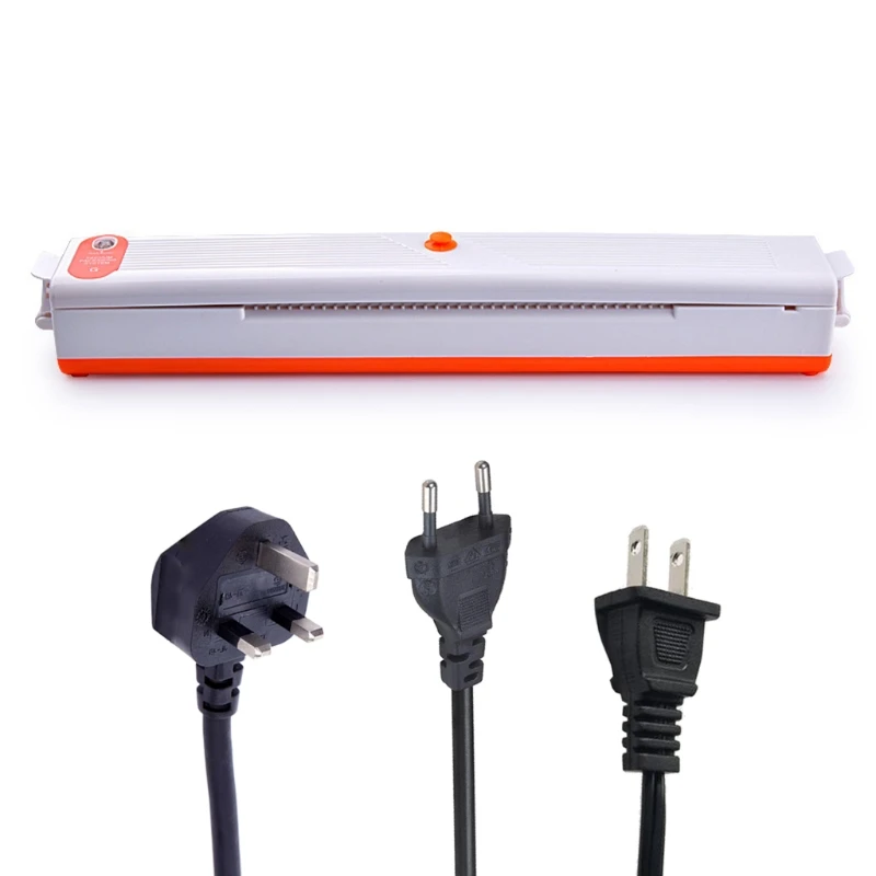 

110V/220V Household Food Vacuum Sealer Fast Packaging Machine Vacuum Packer Film Sealer Including 10Pcs Bags Gifts