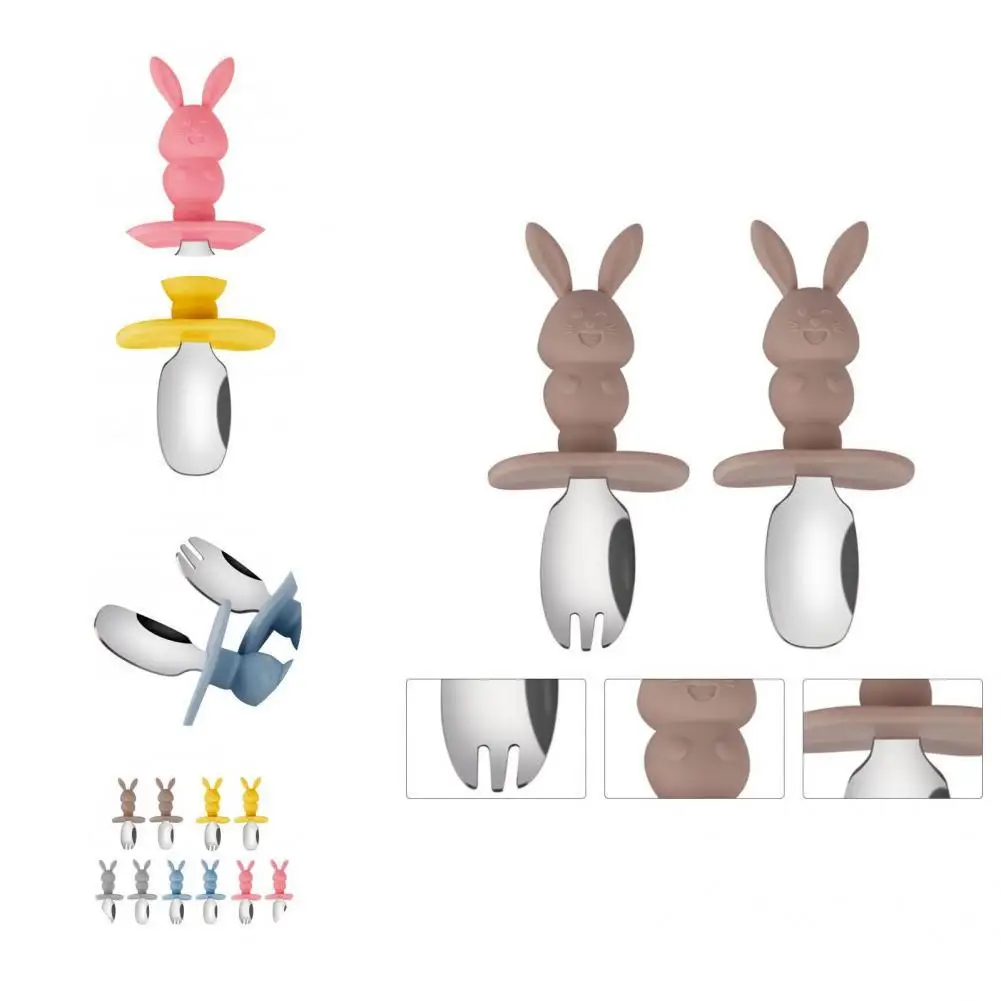 

Эргономичная ложка для кормления, не скользит