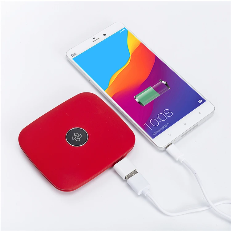 Красивое зеркало для макияжа портативное зарядное устройство мобильного