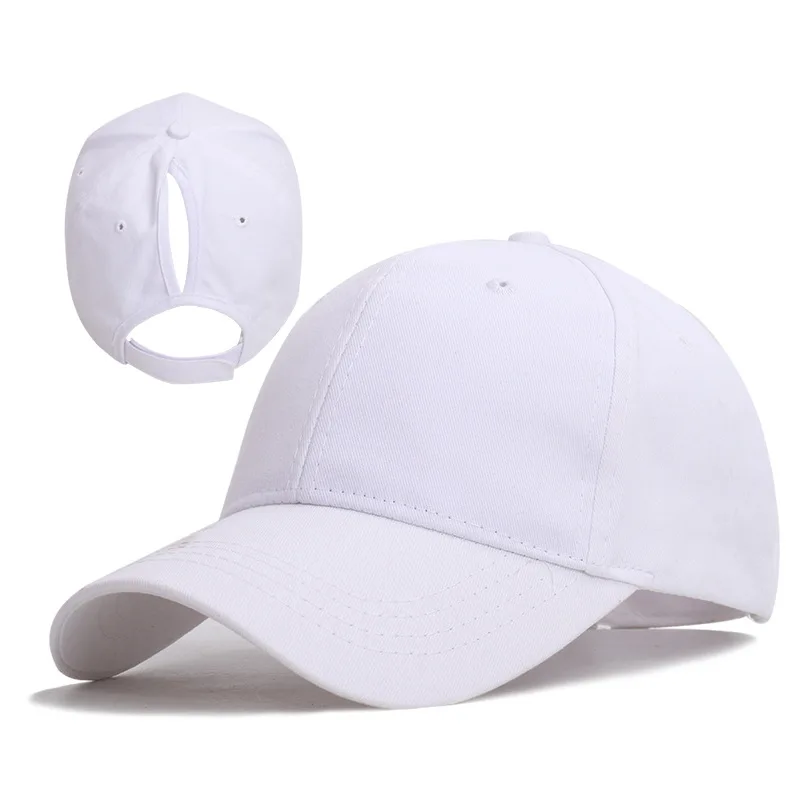 

2021 Women's Ponytail Baseball Cap Women Snapback Summer Mesh Hat Female Fashion HIp Hop Hats Casual Adjustable Outdoor Bone