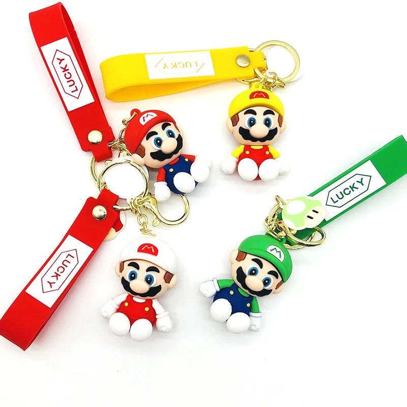 Новинка 2021 высококачественное кольцо для ключей в виде игры Супер Марио Мэри