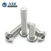 AXK 20 шт M5 M6 ISO7380 Нержавеющая сталь 304 A2 винты с круглой головкой гриб шестиугольник Шестигранная кнопку головкой