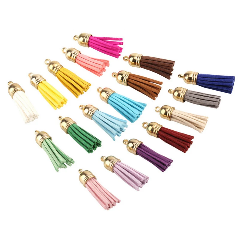 200/100/50 шт. 38 мм кожаные подвески с кисточками ювелирные изделия из волокна бахрома