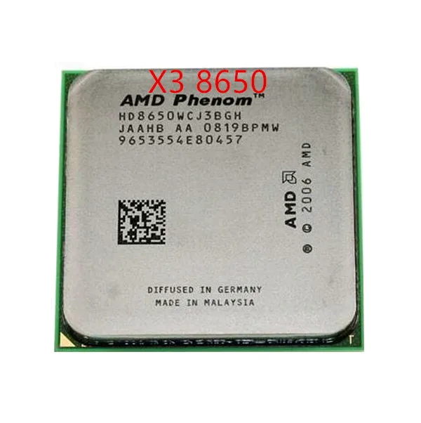 Бесплатная доставка X3 8650 HD8650WCJ3BGH CPU Phenom 2 3 ГГц AM2 + 95 Вт трехъядерный Настольный|cpu