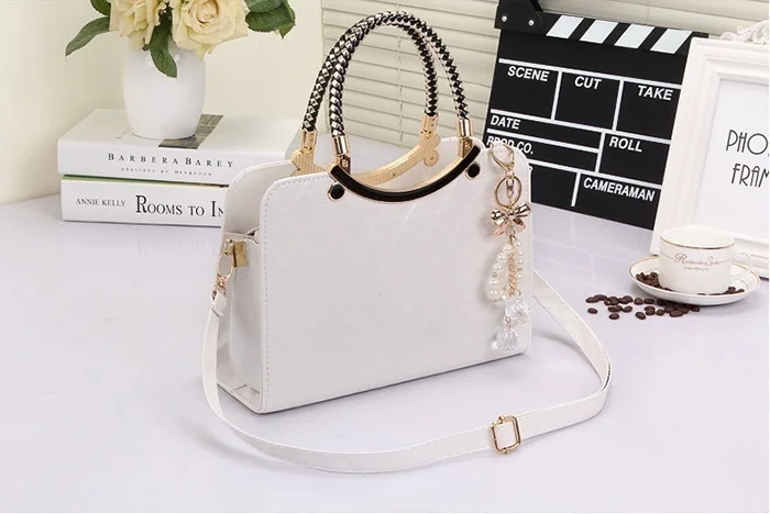 Женская сумка с верхними ручками дизайнерская из искусственной кожи 2019