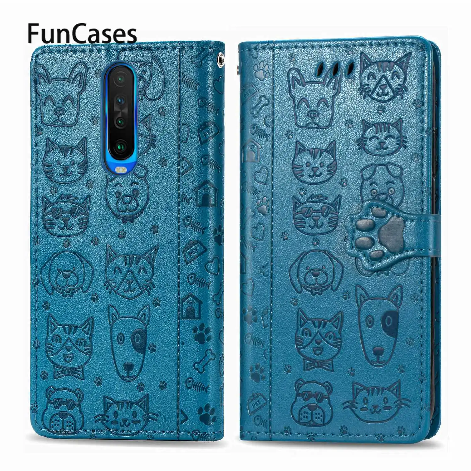 Чехол книжка из искусственной кожи с котенком для armor Redmi K30 Pro ZOOM чехол телефона