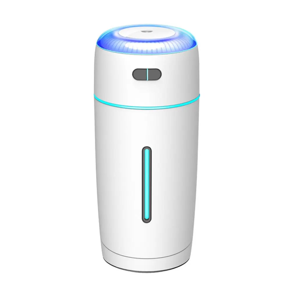 

Rechargeable Cool Mist Humidifier 380ml Liquid Tank Humidifier 7 Color LED Lights Changing For Bedroom Home Office