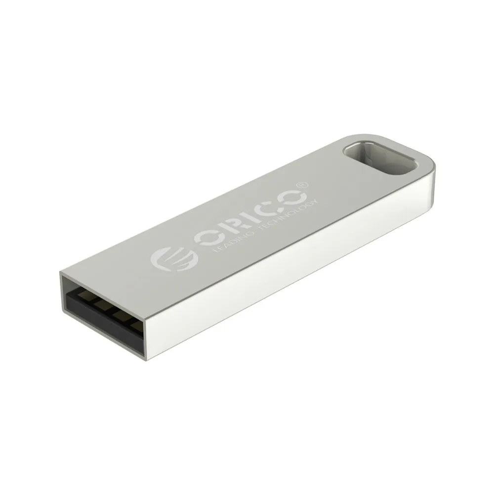 ORICO металлический USB флеш-накопитель 64 ГБ 32 ГБ оперативной памяти, 16 Гб встроенной памяти, флэш-карта памяти, Флеш накопитель USB2.0 usb-накопитель Водонепроницаемый металлическое серебристое Memoria cel USB