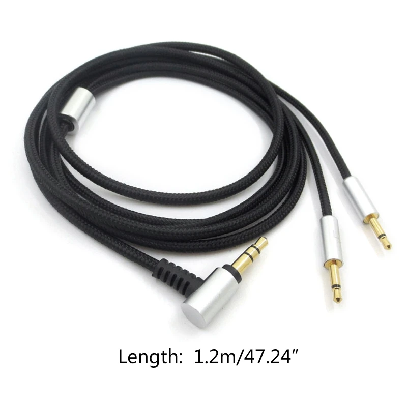 1 шт. Сменный кабель для наушников от 3 5 мм до 2 Sennheiser HD202 HD477 HD497 гарнитура
