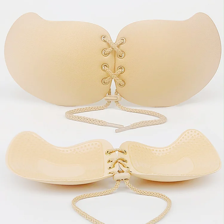 

Bra Patch COZOK Lift Invisible Bra Breathable Gathered Strapless Bra Pad Wedding Dress Cream Patch