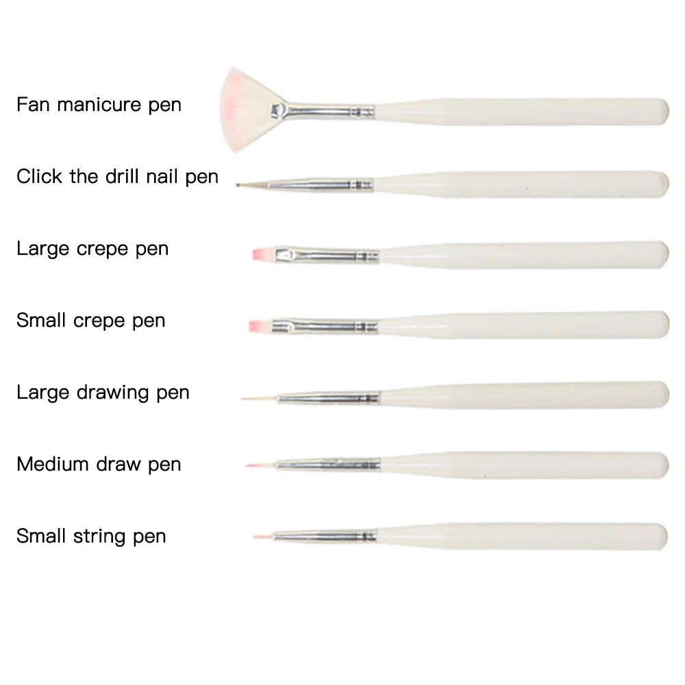 7 шт./компл. маникюрные инструменты для резьбы по дереву светильник терапии с