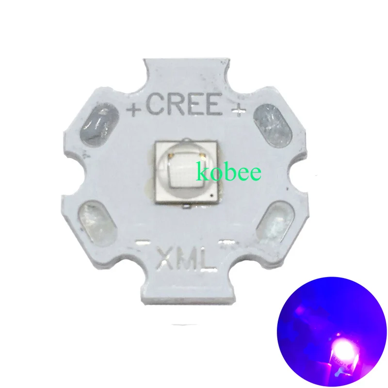 Светодиодный излучатель CREE XML XM-L T6 1 шт. 10 Вт холодный белый теплый синий