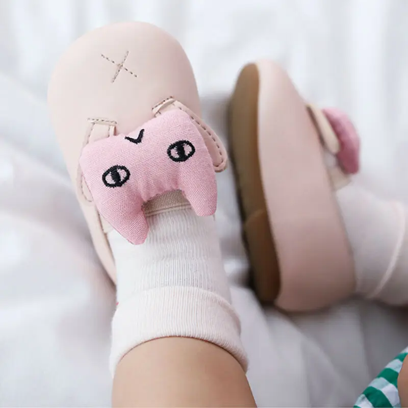 Baby Girls Boys Cute Cartoon Non-slip Socks Cotton Toddler Floor Kids Slipper Soft Autumn Winter Sock |
