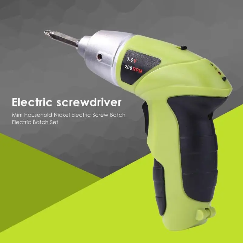 Беспроводная электрическая отвертка 3 6 В мини зарядная дрель для винтовая