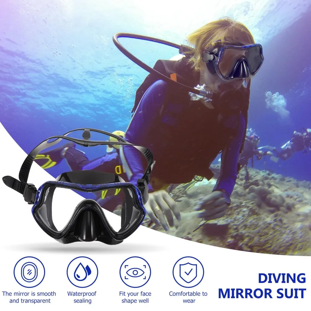 

1 Set Adult Snorkeling Mask Snorkel Set Compact Lightweight Snorkeling Gear