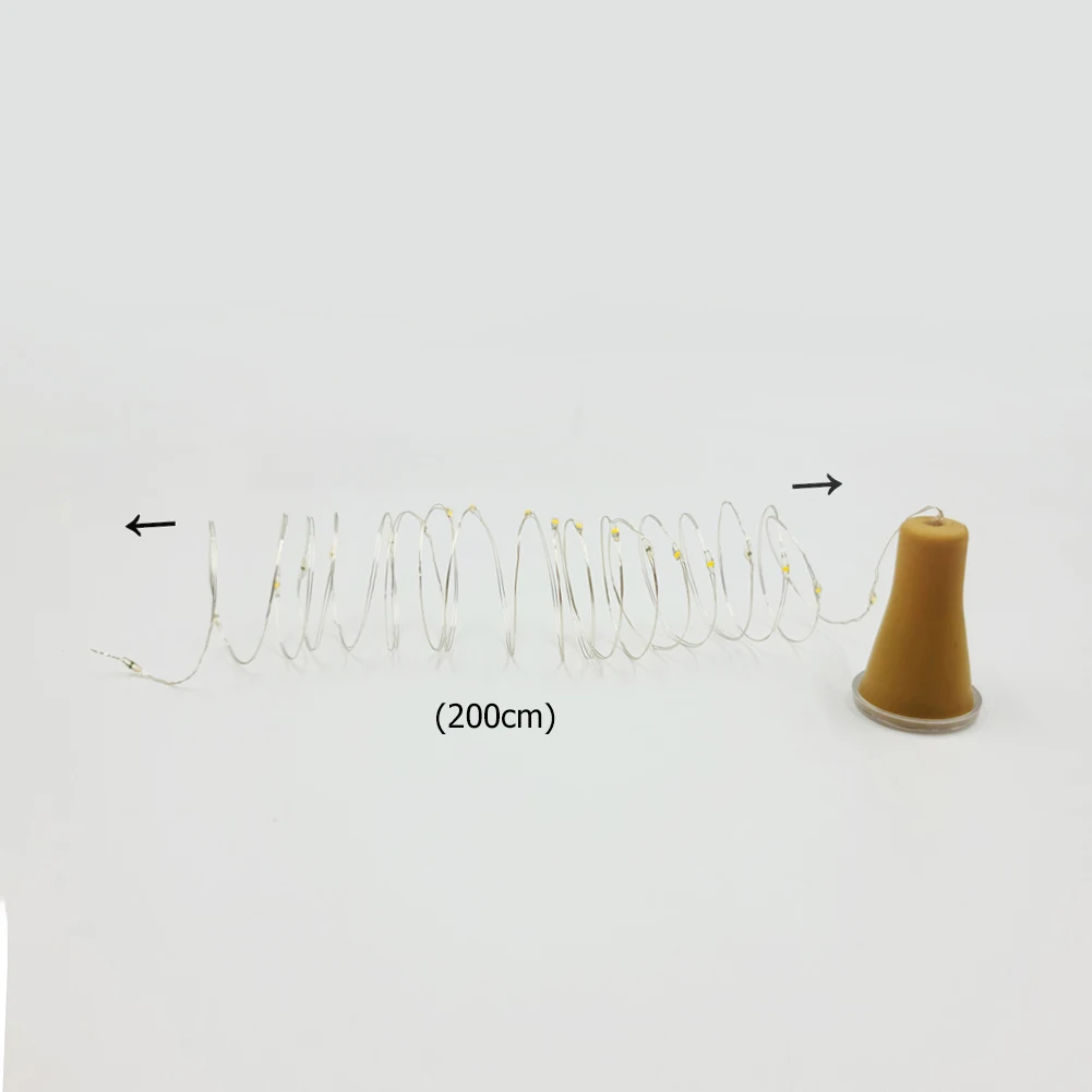 

LED Solar Wine Bottle Garland String Lights Durable Practical Multi-functional Classic Party Cork Copper Wire Fairy Lamp