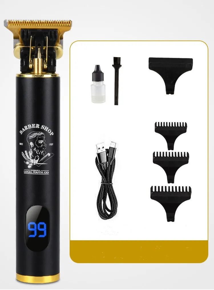 

Hair Trimmer For Men Professional Electric Hair Clippers Beard Man's Shaver Razor Barber Salon Hair Cutting Machine with LCD