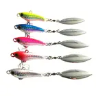 Приманка Vib, 10152235 г, с трехмерными глазами, металлическая, с вибрацией, Тонущая приманка, 5 цветов