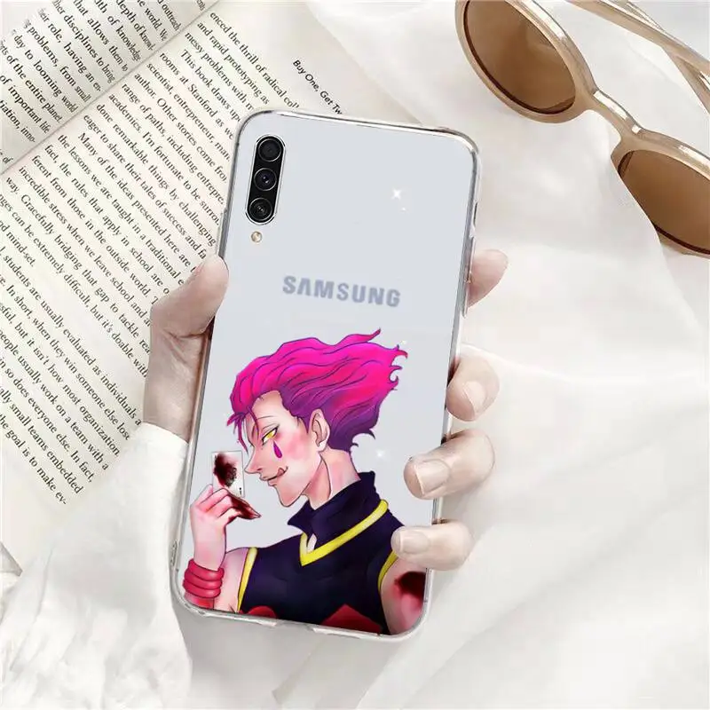 

Anime Hunter X hunter comic Phone Case Transparent for Samsung A71 S9 10 20 HUAWEI p30 40 honor 10i 8x xiaomi note 8 Pro 10t 11