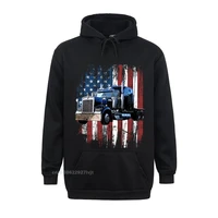 trucker american flag truck driver hoodie truck driver tops shirts hip hop printed cotton man streetwear custom