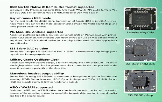 TempoTec Sonata iDSD USB Портативный HIFI цап поддержка WIN MacOSX Android iPHONE ЦАП усилитель для наушников Поддержка s DSD