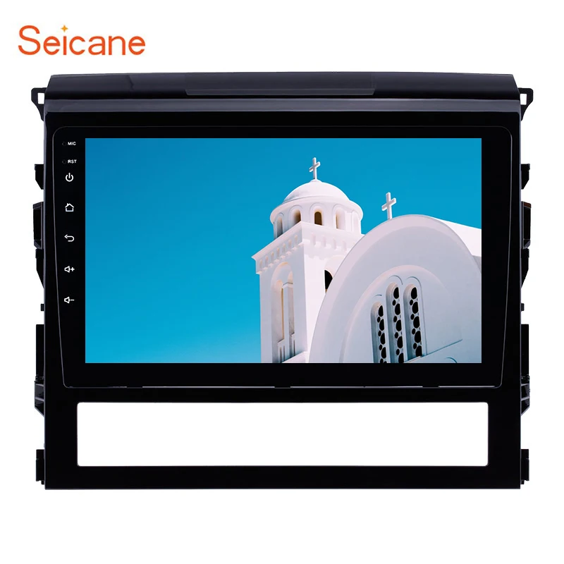 Seicane GPS автомобильное радио Bluetooth 9 дюймов Android 1 для Toyota Land Cruiser 200 2016 TPMS DVR OBD II USB SD 3G