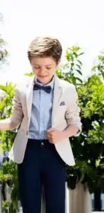 Повседневный костюм для мальчиков Детский деловой из 2 предметов с цветочным