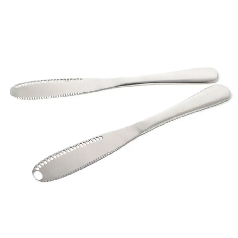 

Нож для масла из нержавеющей стали резак для масла для сыра с отверстием многофункциональный нож для крема хлеба доска для сыра Кухонные га...