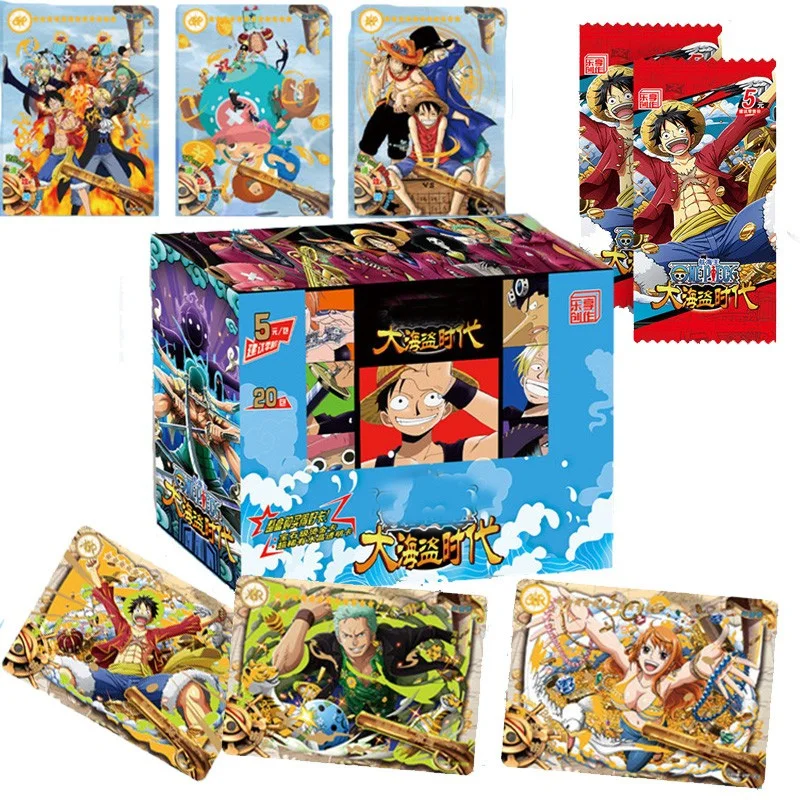 Luffy Zoro Nami Usopp Franky-Juego de cartas de One Pieces, juego de cartas, cartas de batalla, coleccionables, 2021 japoneses.-1