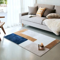 nordic style living room soft carpet bedroom bedside area striped carpet sofa corridor short velvet home decoration area rug