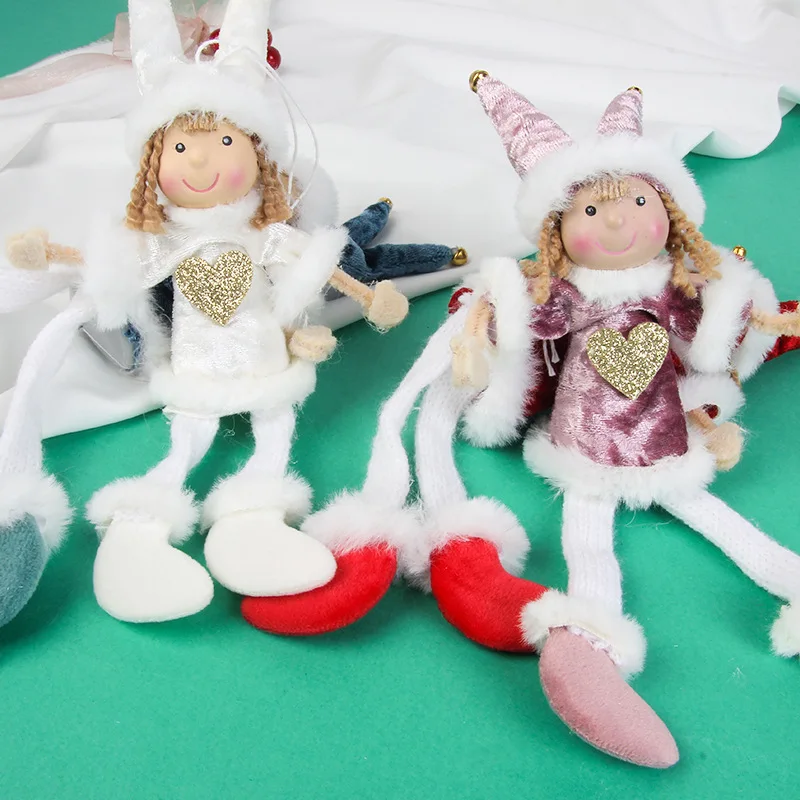 

Christmas Plush Dolls Charm Children's Cute Doll Doll Girl Gift Christmas Tree Pendant Christmas Decorations for Home Outdoor
