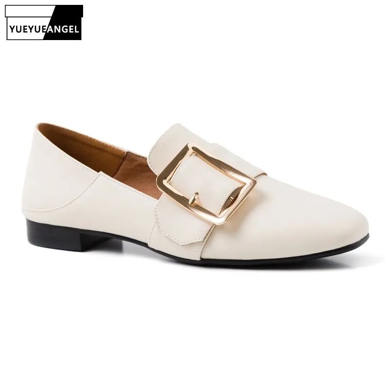 Женские лоферы из натуральной кожи высокого качества сезон весна Новинка