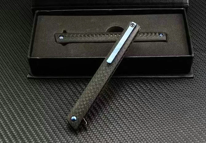 Esiwo EDC Складной нож m390 титановый из углеродного волокна Флиппер Карманный для кемпинга спасательные тактические ручки ножи спасательный подарок инструменты для выживания