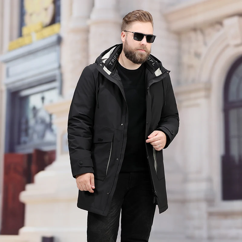 Большие размеры 10XL 9XL 8XL 6XL 5XL мужская зимняя куртка с капюшоном на утином пуху мужская повседневная куртка модное пальто новая брендовая мужская одежда