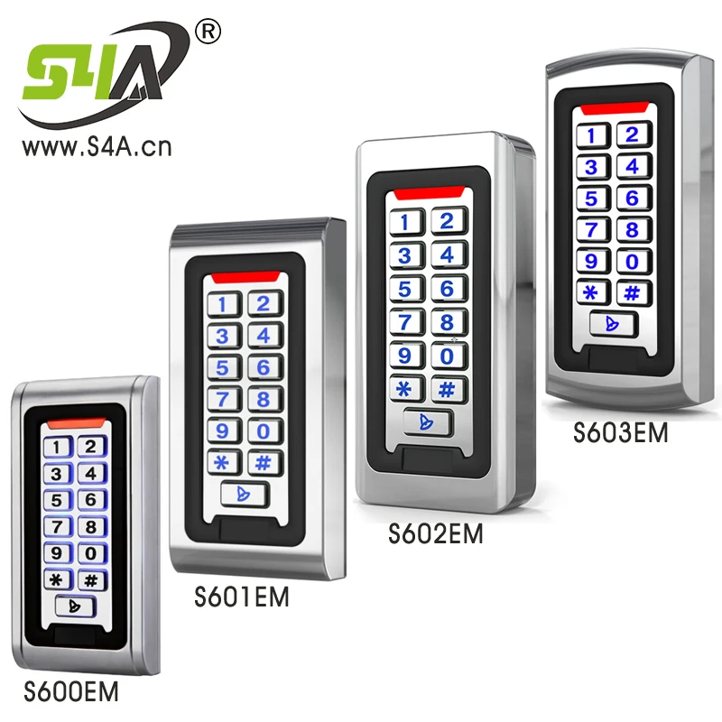 IP68 Водонепроницаемая автономная RFID металлическая клавиатура контроля доступа