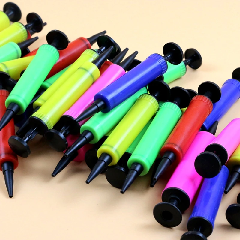 

1pcs Portable mini hand inflator balloon toy inflator swimming circle inflatable pillow inflator Party Festival Tools Supplies