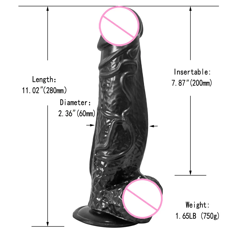 Мягкий реалистичный фаллоимитатор большого размера искусственный пенис Фаллус