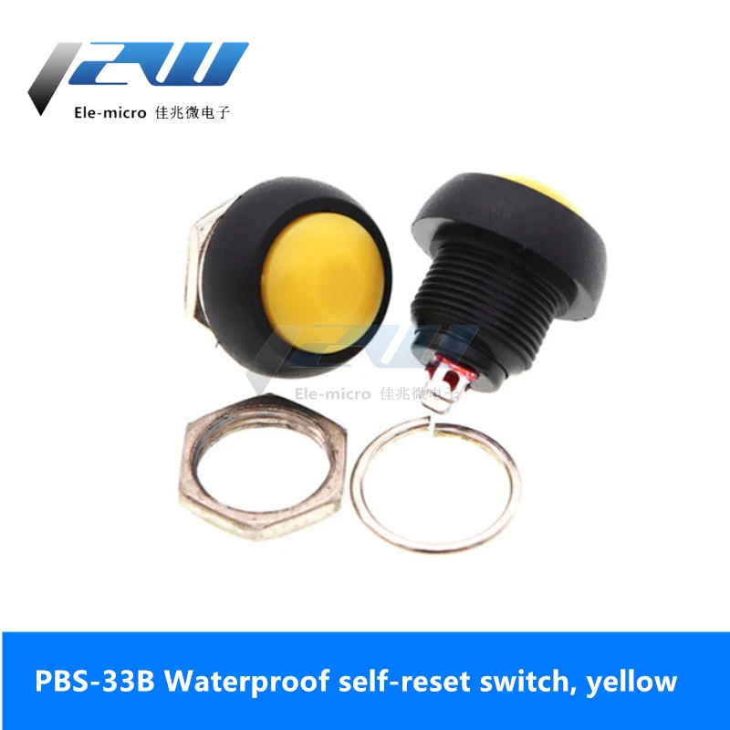 12 мм 2 контактный мини переключатель 1 А pbs33b В водонепроницаемый Мгновенный