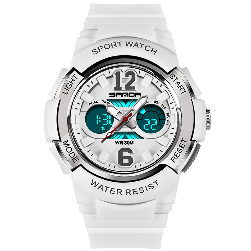 Детские спортивные часы UTHAI CE12 светодиодные Яркие цифровые водонепроницаемые