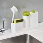 Коробка для хранения жидкого мыла для ванной комнаты кухонные принадлежности гаджет с емкостью Чистящая губка, щетка