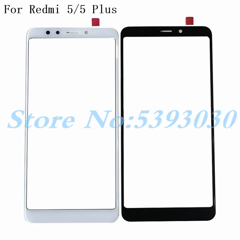Переднее внешнее стекло для Xiaomi Redmi 5 Plus сенсорная панель P передняя крышка