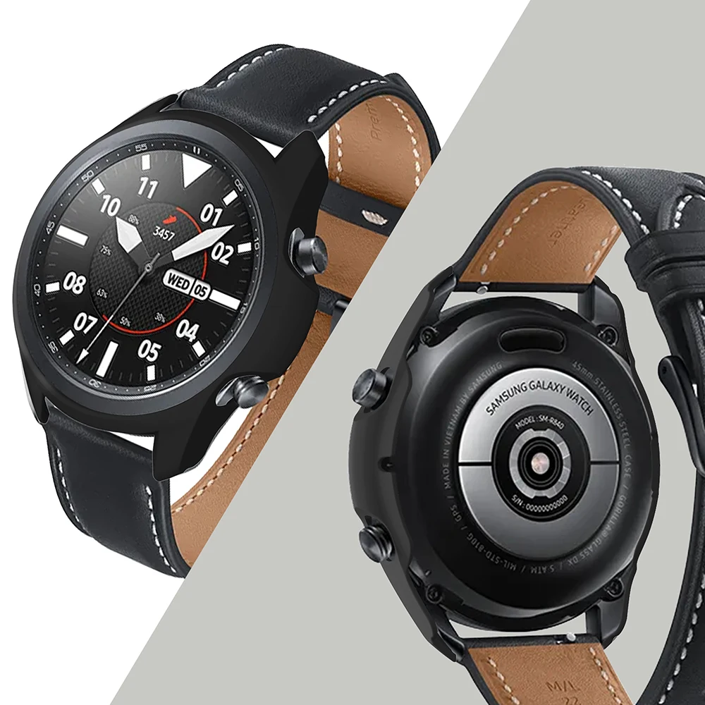 Оригинальный Роскошный брендовый матовый чехол-бампер для Samsung Galaxy Watch 3 41 мм 45