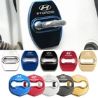 Для Hyundai ENCINO Ix25 I30 Ix35 MISTRA Sonata 8 9 ELANTRA TUCSON VERNA крышка дверного замка автомобиля защитные наклейки авто аксессуары