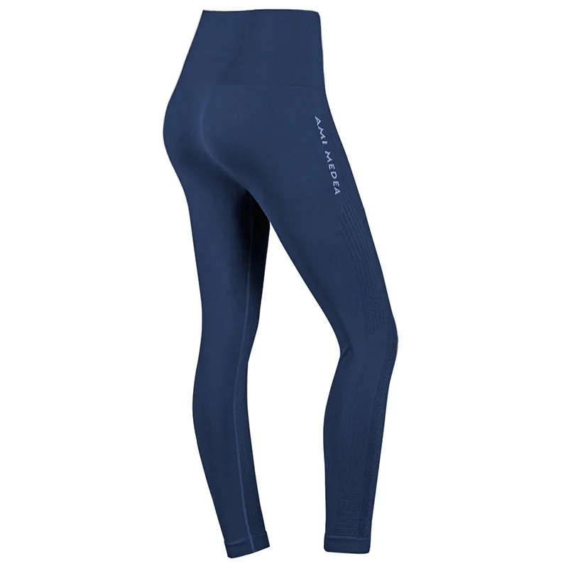 PS облегающие беговые трико с высокой талией эластичные компрессионные брюки