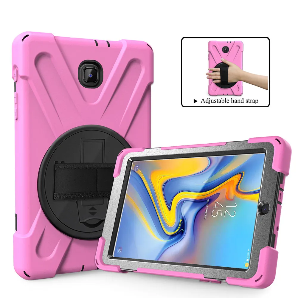 

Вращающийся на 360 градусов чехол с подставкой для samsung Galaxy Tab A 8,0 2018 T387, чехол для планшета, ремешок на плечо + флип