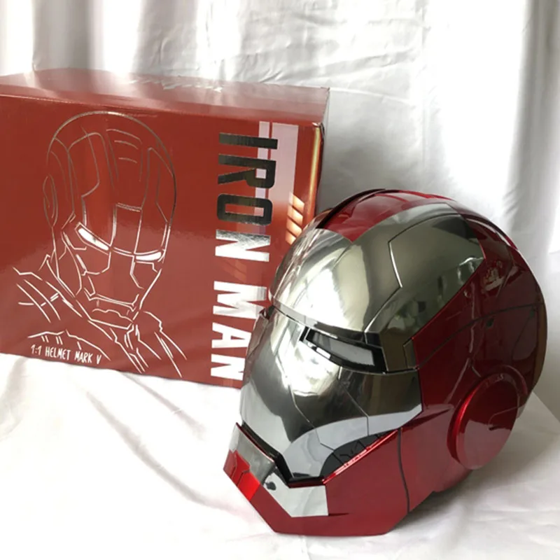 

Chinese and English Voice Control Wearable Iron Man Mk5 Helmet