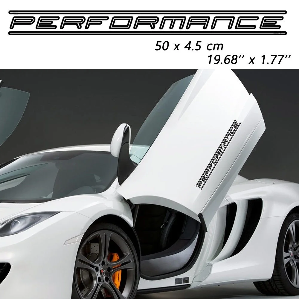 Для x2 JDM Performance Art Letter HF Высококачественная декоративная виниловая наклейка для