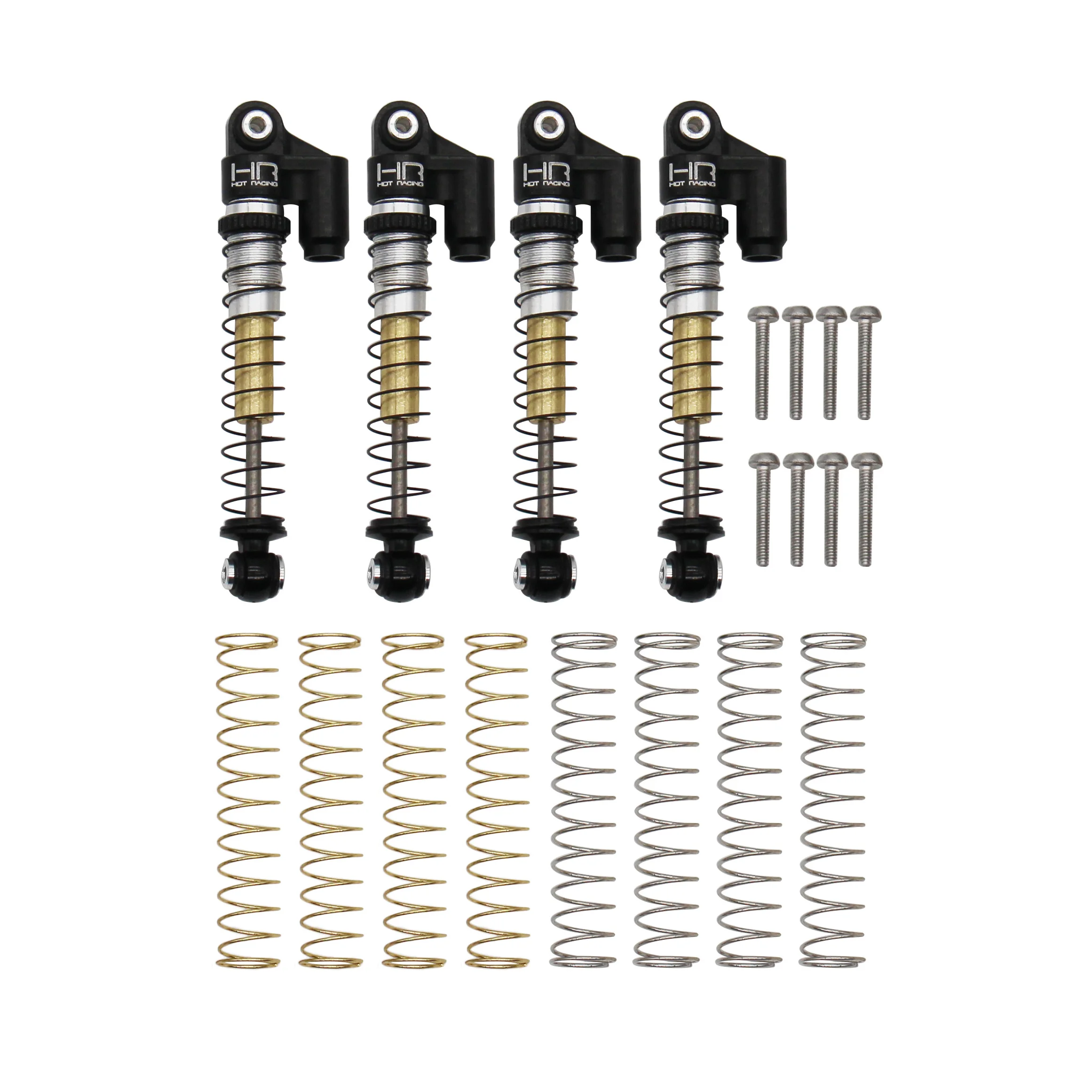 HR Aluminum Threaded Tele Shock for Axial SCX24 Rock Crawler