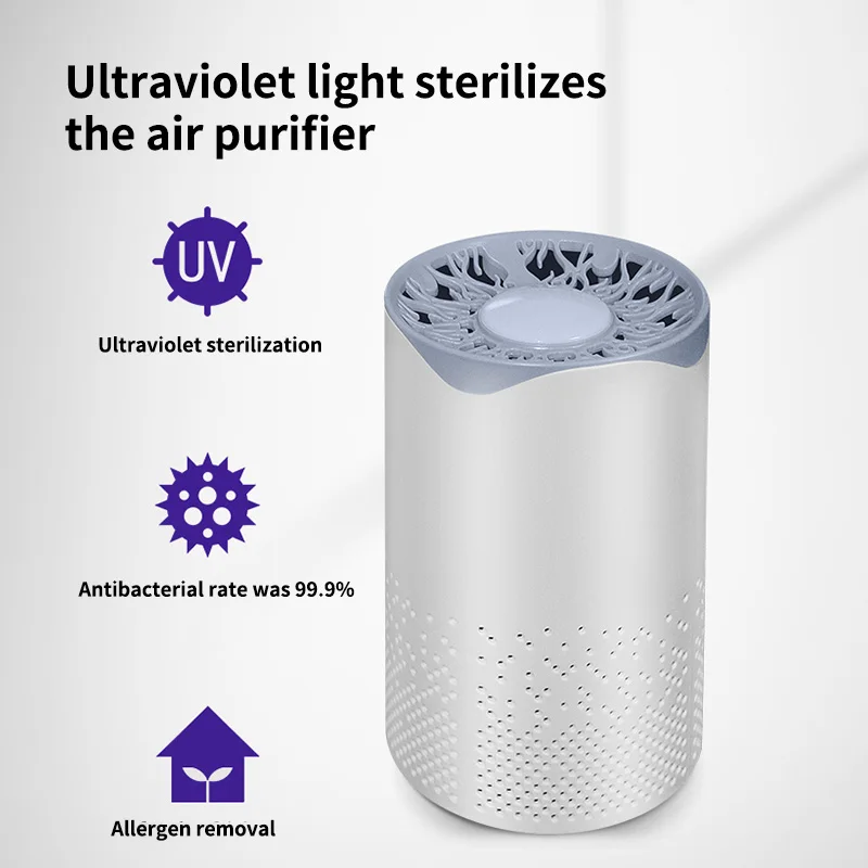 Электрический УФ светильник очиститель воздуха из хлопка с активированным углем